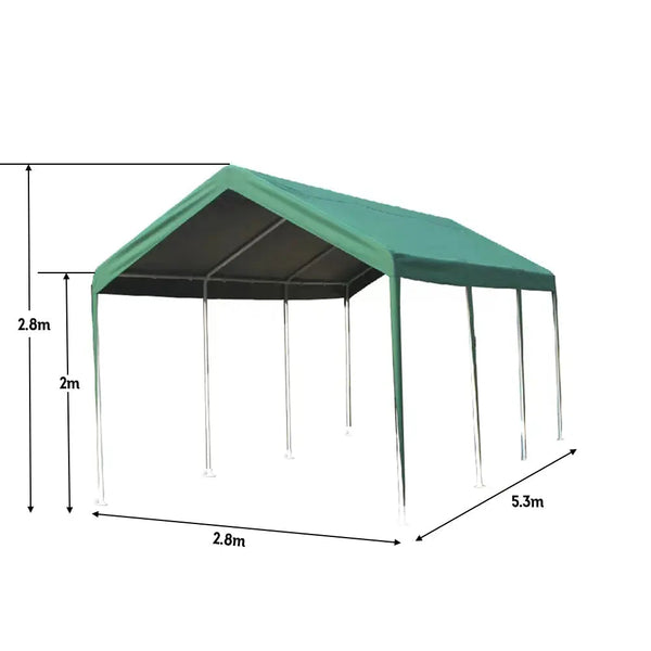 [5% OFF PRE-SALE] T&R SPORTS 5.3x2.8M Gazebo Marquee Tent Outdoor Picnic Camping Waterproof Shade - Green (Dispatch in 8 weeks) megalivingmatters