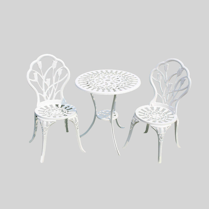 MASON TAYLOR Cast Aluminium Garden Table&Chair Set Outdoor