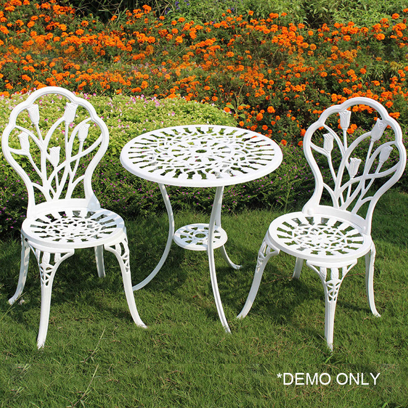 MASON TAYLOR Cast Aluminium Garden Table&Chair Set Outdoor